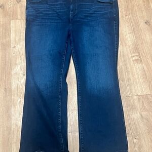 42. Torrid Dark Indigo Flare Jeans